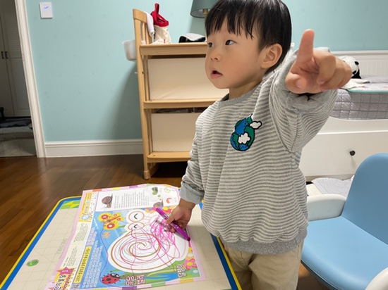 오원장의 육아일기 : 23개월아기 준수 ⭐️방문미술 그림샘 수업후기🥰😘⭐️ 관련 이미지 15