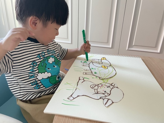 오원장의 육아일기: 22개월아기 방문미술 그림샘  한달 수업후기 관련 이미지 7