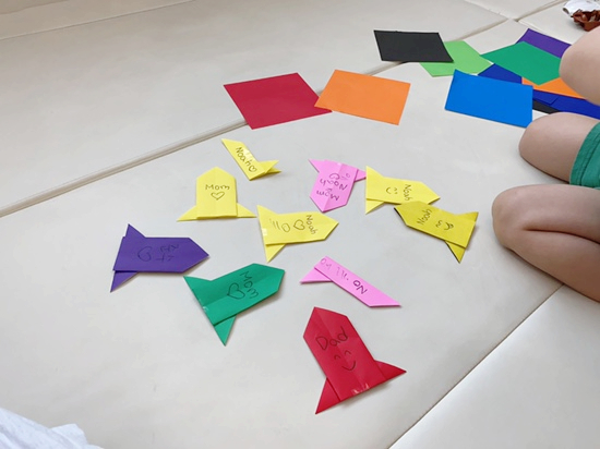 오원장의 육아일기 : 33개월아기 준수 엄마랑 우주선종이접기 아주쉬운종이접기🥰😘 관련 이미지 29