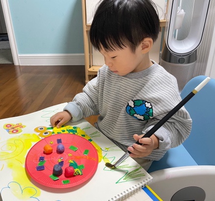 오원장의 육아일기 : 23개월아기 준수 ⭐️방문미술 그림샘 수업후기🥰😘⭐️ 관련 이미지 18