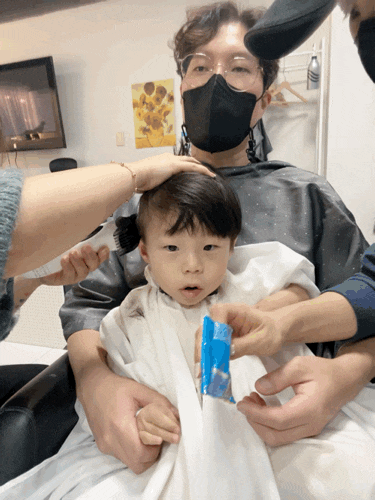 오원장의 육아일기 : 27개월아기 준수 ⭐️울지않고 이발성공🥰😘⭐️ 관련 이미지 15