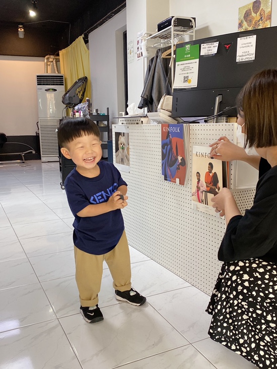 오원장의 육아일기: 22개월 아기 머리자르기😅😅 관련 이미지 23