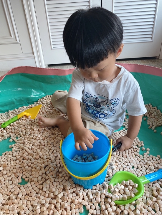 오원장의 육아일기: 집콕템 편백나무 큐브칩 편백칩 놀이 관련 이미지 43