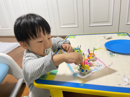 오원장의 육아일기 : 23개월아기 준수 ⭐️방문미술 그림샘 수업후기🥰😘⭐️ 관련 이미지 25