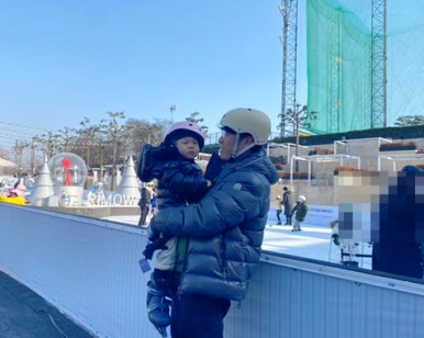 오원장의 육아일기: 반얀트리 아이스링크장 37개월아기 준수랑 첫 스케이트타기 ☃️⛸️ 관련 이미지 32