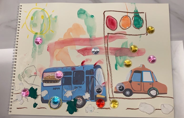 오원장의 육아일기: 22개월아기 방문미술 그림샘  한달 수업후기 관련 이미지 15