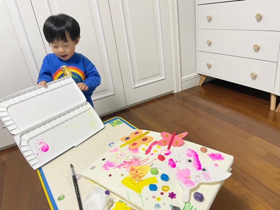 오원장의 육아일기 : 24개월~25개월아기 준수 ⭐️방문미술 그림샘 수업후기🥰😘⭐️유아미술추천 관련 이미지 26