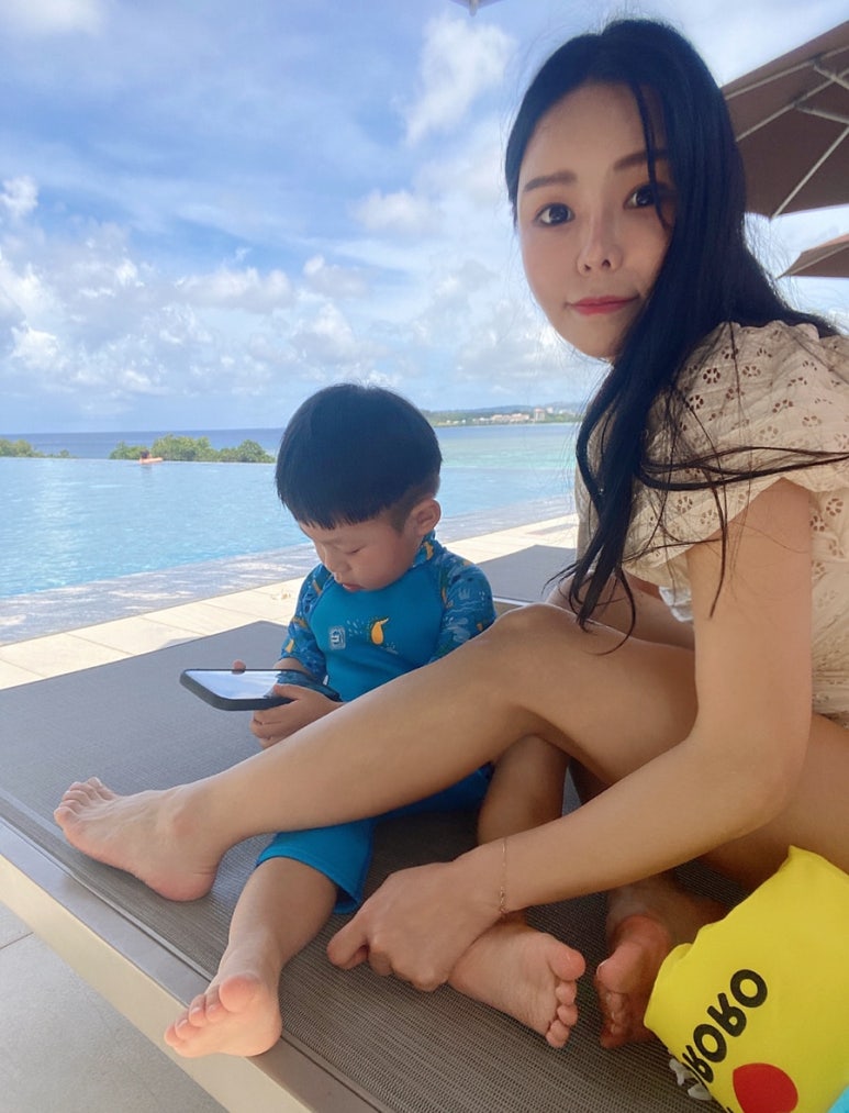 괌 츠바키타워호텔 30개월아기 준수랑 엄마랑아빠랑3박4일 괌여행 🏝️✈️ 관련 이미지 90