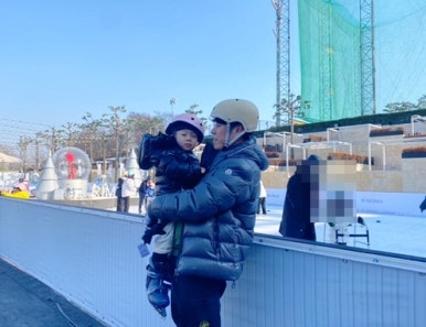 오원장의 육아일기: 반얀트리 아이스링크장 37개월아기 준수랑 첫 스케이트타기 ☃️⛸️ 관련 이미지 31