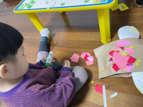 오원장의 육아일기 : 24개월~25개월아기 준수 ⭐️방문미술 그림샘 수업후기🥰😘⭐️유아미술추천 관련 이미지 32