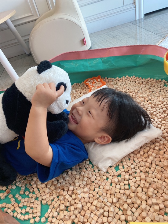 오원장의 육아일기: 집콕템 편백나무 큐브칩 편백칩 놀이 관련 이미지 38