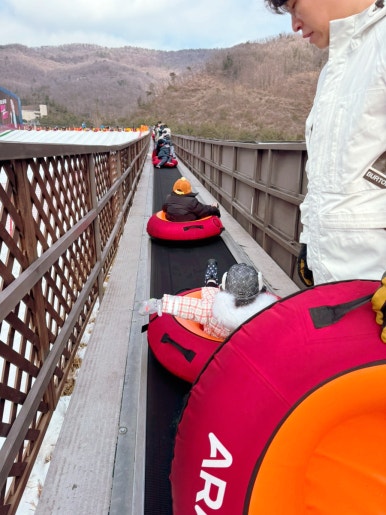 오원장의 육아일기: 눈썰매장 추천 곤지암리조트 ⛄50개월 준수랑 눈썰매장⛄🥰 관련 이미지 28