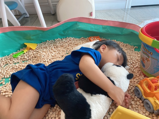 오원장의 육아일기: 집콕템 편백나무 큐브칩 편백칩 놀이 관련 이미지 36