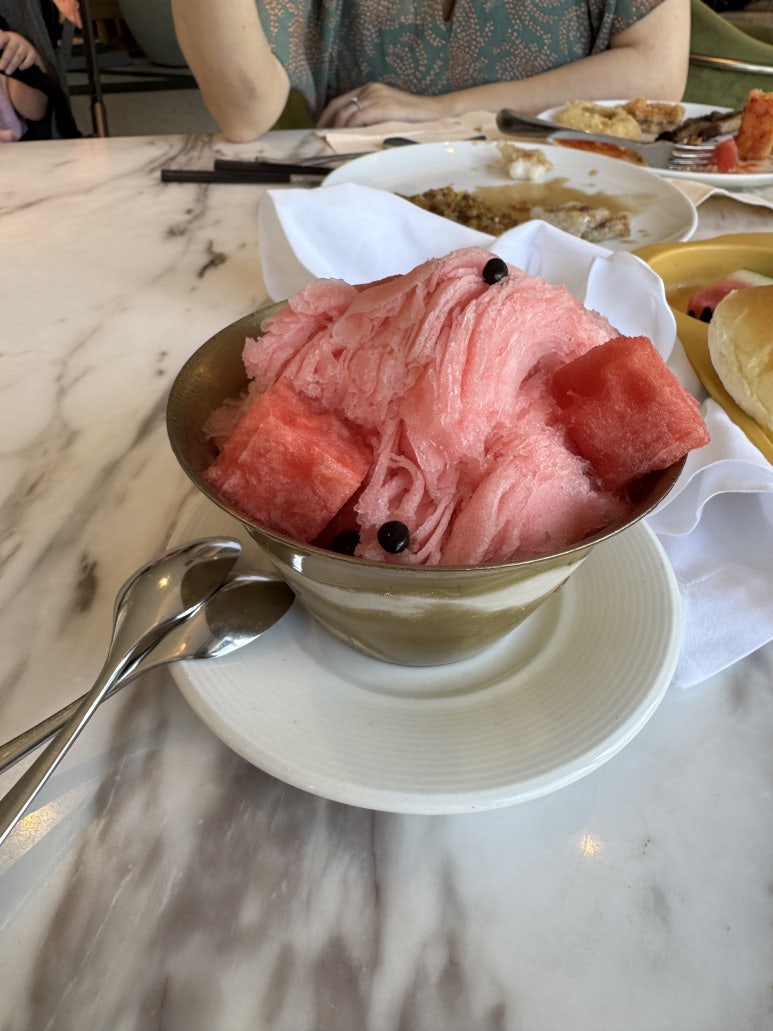 그랜드 조선 제주 아리아 - 조선호텔 멤버십 골드 할인 받고 즐긴 만족스러운 런치 후기. (vs 파르나스 제주 콘페티) 관련 이미지 4