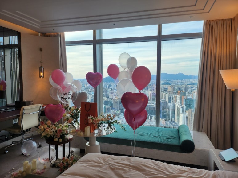 조선팰리스 그랜드 마스터스 룸 프로포즈 후기 + 격물공부와 커스터마이징 추천! (Feat. 클럽조선 플래티넘 멤버십) 관련 이미지 9