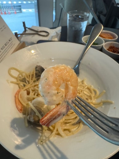 [안다즈 서울 맛집] 조각보 - 스파게티와 갈비찜 그리고 망고빙수 내돈내산 후기. 현아플 비마게 그리고 신한카드 더베스트+ 로 반값에 아기의자와 호텔 발렛 나들이! 관련 이미지 20