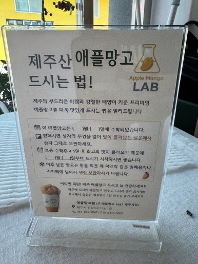 제주도 애플망고 맛집 : 애플망고랩 vs 애플망고1947 관련 이미지 8
