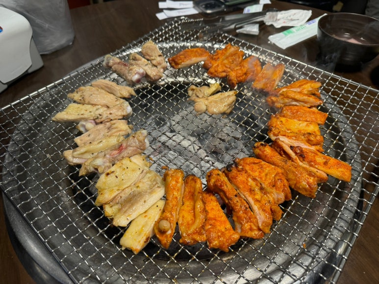 [신용산 맛집] 강촌숯불애닭갈비 - 숯불양념닭갈비, 허브닭갈비, 숯불윙 먹어보다.. 관련 이미지 12