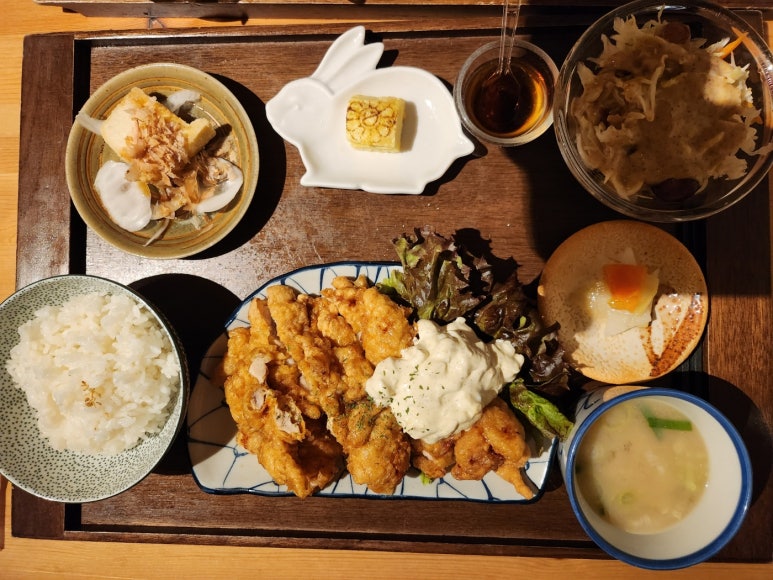 [금호동 일본가정식] 키친우라와 - 따뜻한 일본감성의 치킨난바, 치킨가라아게 맛집. 관련 이미지 14