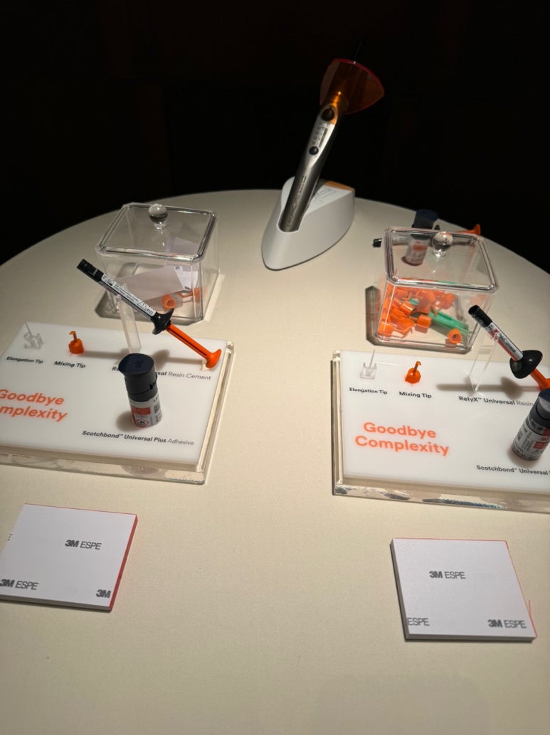 치과용 3M 신제품 런칭 행사에 초청되어, 신라호텔 영빈관 디너코스와 함께. 3M RelyX Universal. 관련 이미지 12