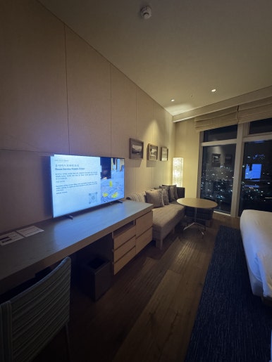 파크하얏트 부산 - 디럭스 패밀리 트윈. 추석연휴 아이랑 차타고 놀러갔다온 후기. 수영장, 조식. 관련 이미지 25