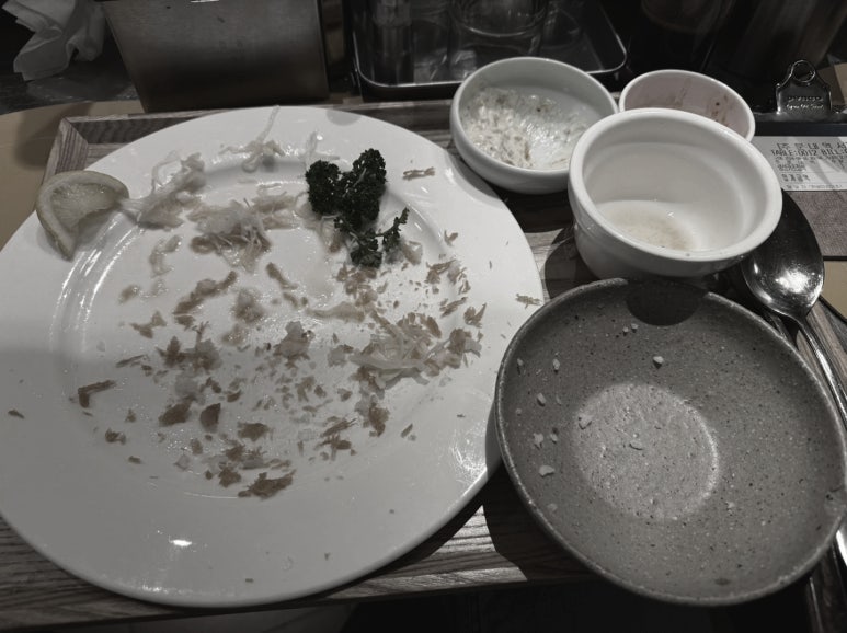 [고터 맛집] 키보 아츠아츠 - 하우스오브신세계. 시그니처 메뉴 생선카츠 먹어봄. 혼밥 추천, 평일 저녁 웨이팅 없음. 관련 이미지 16