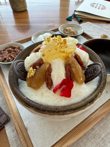 [파크 하얏트 서울] 더 라운지 - 모임하기 좋은 강남 한식 뷰맛집. 허니골드빙수. 현대카드 적립과 할인 팁. 관련 이미지 2