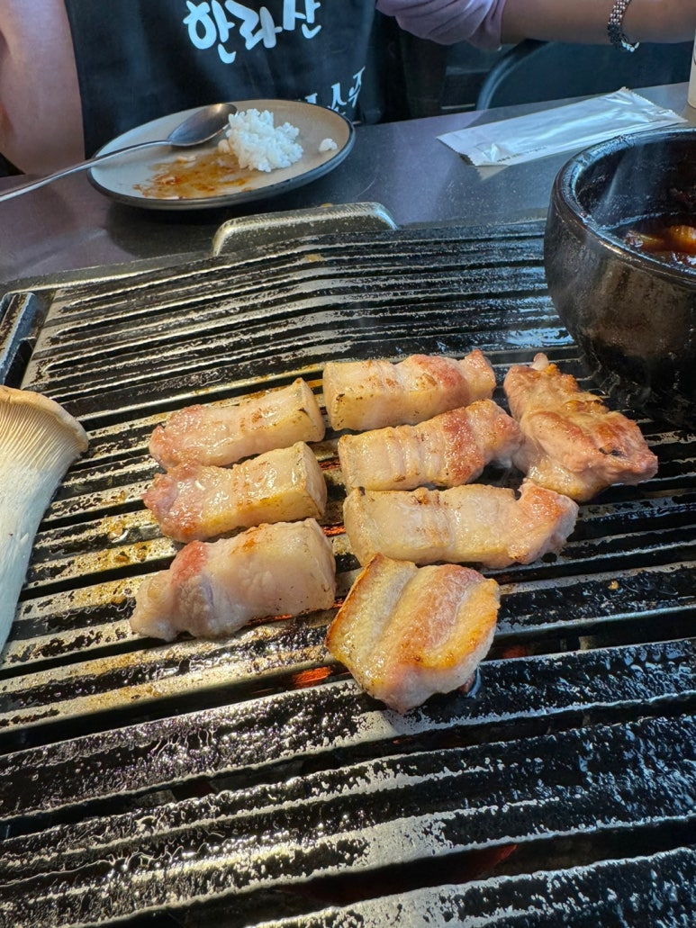 [제주공항 근처 맛집] 고기장 - 숙성 제주흑돼지 인생맛집. 제주도 흑돼지 오션뷰 맛집. 재방문의사 가득함. 관련 이미지 26