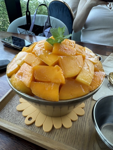 [제주 서귀포 카페] 애플망고1947 -  맛있는 제주애플망고빙수 찾는 비법은 바로 망고깍둑썰기. 망고빙수 성지 내돈내산 후기. 관련 이미지 1