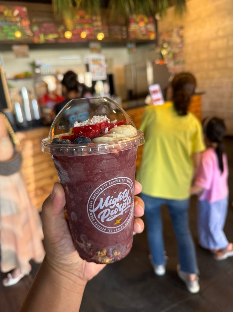 [괌 아사이 볼 맛집 비교] - 마이티퍼플(Mighty Purle), 굿차(Gudcha). 토핑을 추가해서 사이즈별 맨날 먹은 내돈내산 간단비교. (+ 햄버거, 스테이크 맛집) 관련 이미지 7