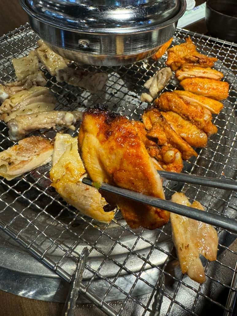 [신용산 맛집] 강촌숯불애닭갈비 - 숯불양념닭갈비, 허브닭갈비, 숯불윙 먹어보다.. 관련 이미지 13