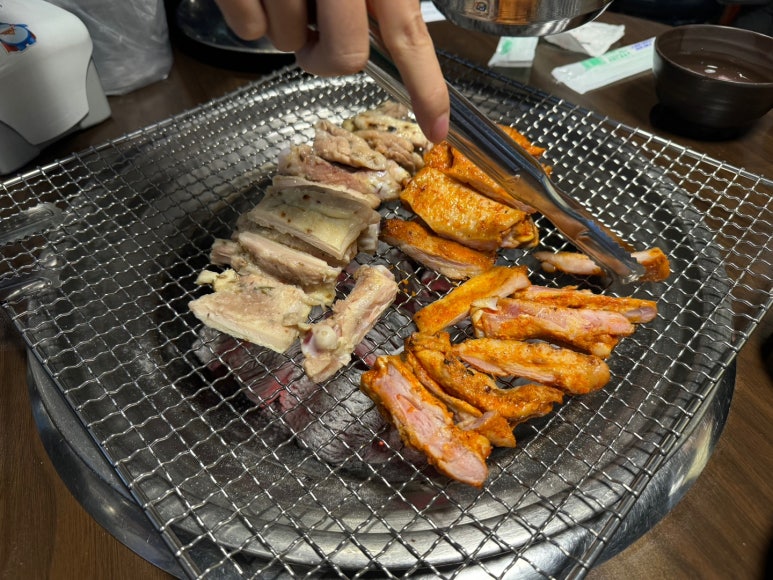 [신용산 맛집] 강촌숯불애닭갈비 - 숯불양념닭갈비, 허브닭갈비, 숯불윙 먹어보다.. 관련 이미지 9