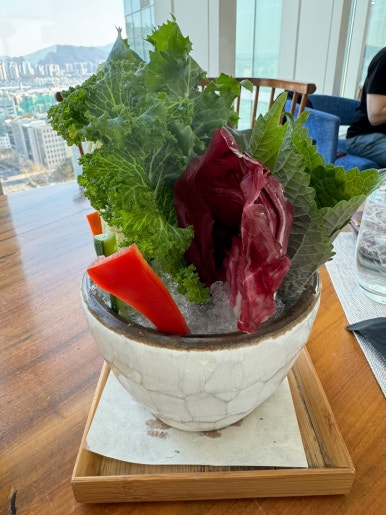 [파크 하얏트 서울] 더 라운지 - 모임하기 좋은 강남 한식 뷰맛집. 허니골드빙수. 현대카드 적립과 할인 팁. 관련 이미지 16