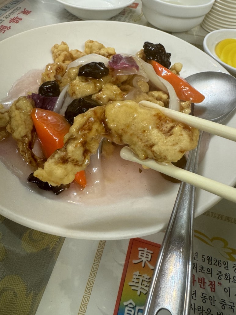 [부산여행 맛집] 동화반점 - 블루리본서베이 부산 3대 중국음식 맛집. 난자완스, 탕수육, 짜장면 모두 다 맛있는 60년 전통의 중식당. 관련 이미지 14