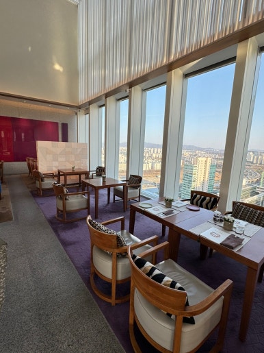 [파크 하얏트 서울] 더 라운지 - 모임하기 좋은 강남 한식 뷰맛집. 허니골드빙수. 현대카드 적립과 할인 팁. 관련 이미지 11