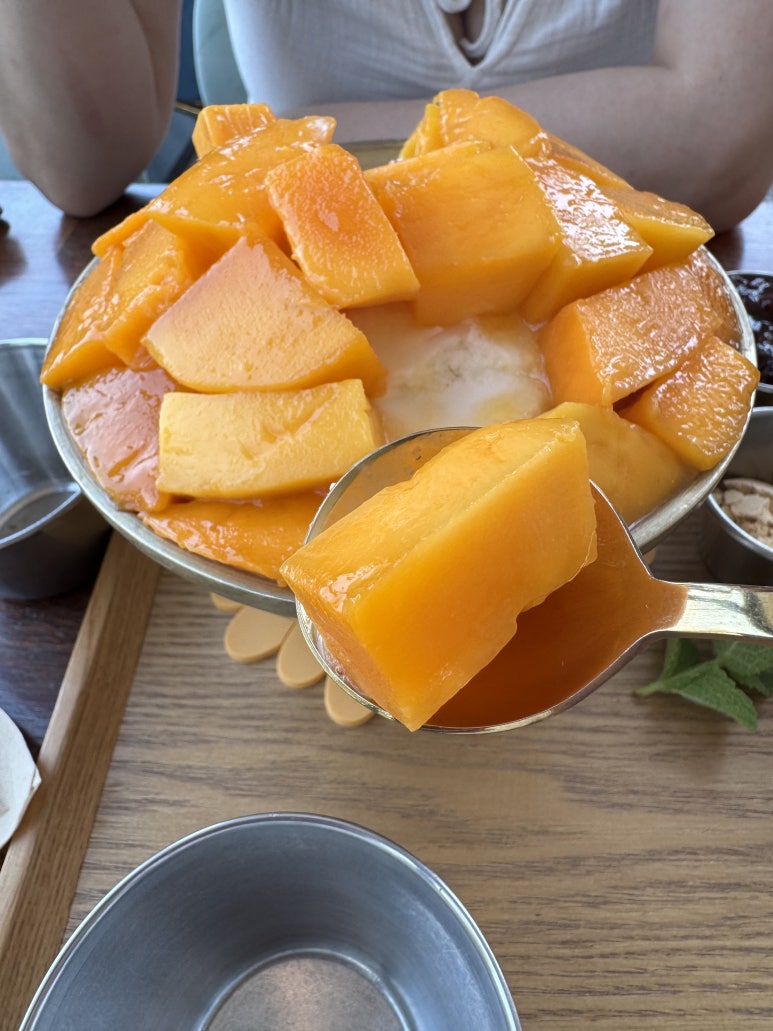 [제주 서귀포 카페] 애플망고1947 -  맛있는 제주애플망고빙수 찾는 비법은 바로 망고깍둑썰기. 망고빙수 성지 내돈내산 후기. 관련 이미지 14