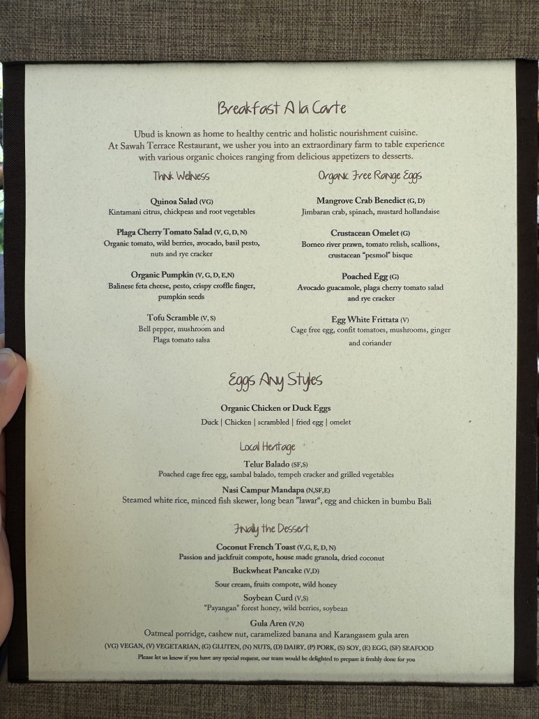 [Mandapa Ritz-Carlton Reserve Part 3] Breakfast and Dinner at Sawah Terrace! Warning: Delicious. image 32