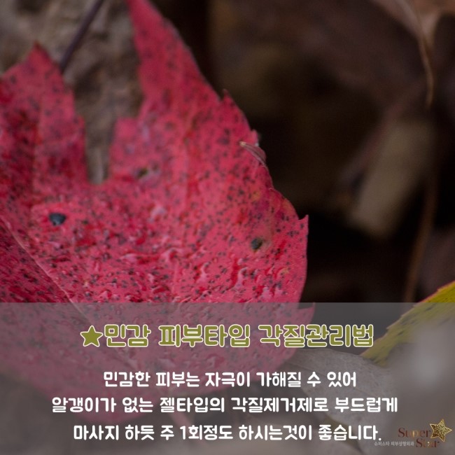 [구로피부과전문의] 건조함과의 전쟁!!슈퍼스타가 제안하는 가을철 피부관리 Tip!! 관련 이미지 5