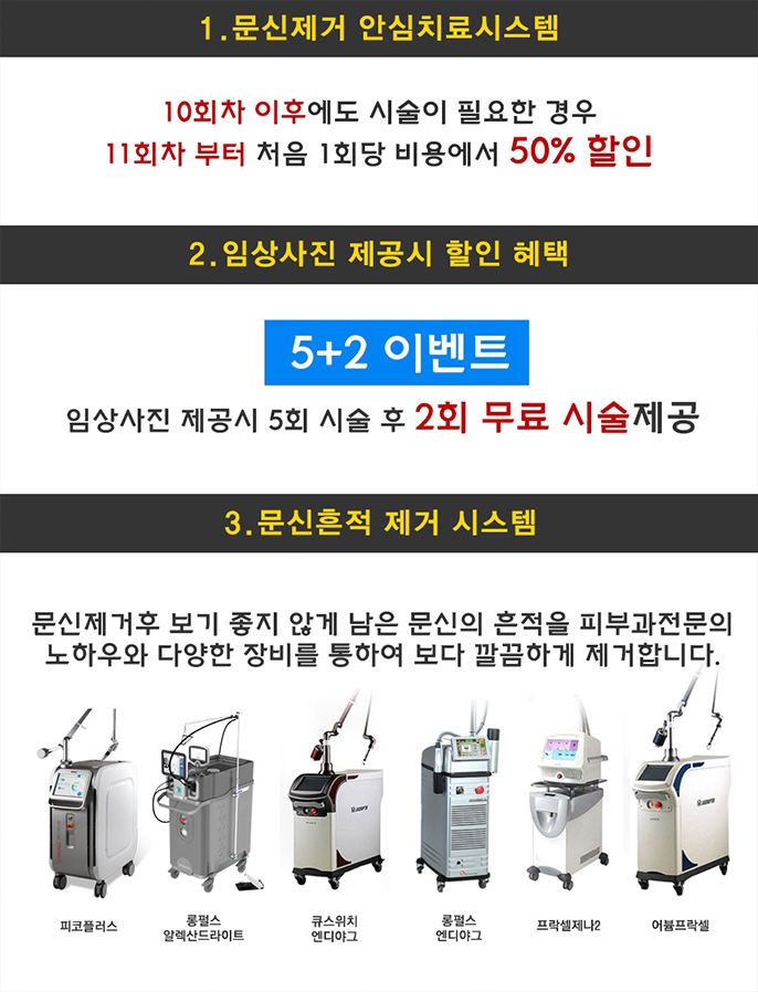 구로디지털단지역피부과 문신제거 정보드려요 관련 이미지 3