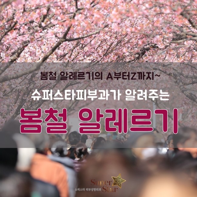 [구로피부과]슈퍼스타피부과가 알려주는 봄철 알레르기의 진실! 원인과 예방법 알려드려요~ 관련 이미지 1