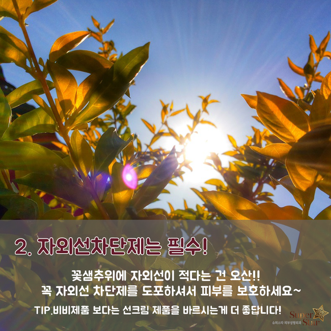 [구로피부과전문의]슈퍼스타피부과가 알려주는 피부상식!꽃샘추위에 피부관리법~ 관련 이미지 3