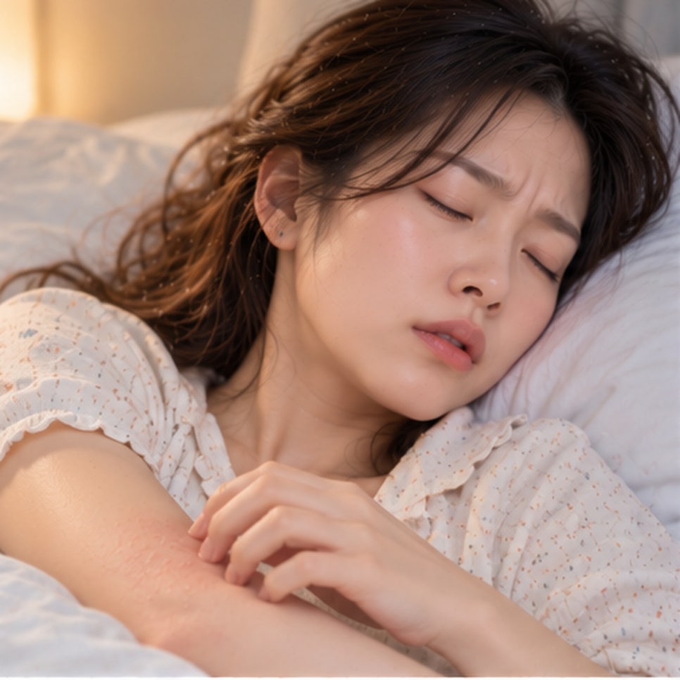 노들역피부과 아토피 증상, 자다가 무의식적으로 피부를 긁는다면 치료가 필요할까요? 관련 이미지 1