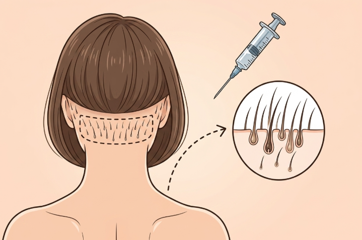 M자 헤어라인모발이식, 재수술로 이어지는 대표적인 실수 관련 이미지 11