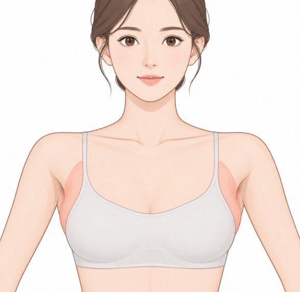 부유방빼기, 팔을 내렸을 때 더 튀어나와 보이는 이유는? 관련 이미지 4