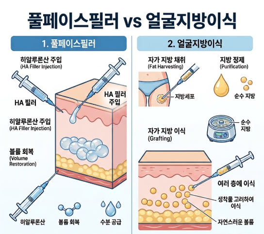 풀페이스필러 vs 얼굴지방이식, 나에게 더 잘 맞는 방법은 무엇일까요? 관련 이미지 3