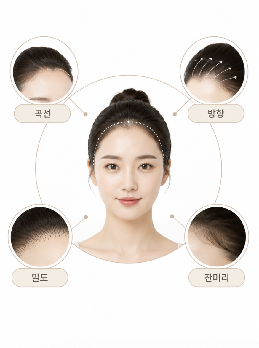 서울앞머리모발이식, 얼굴이 작아 보이는 헤어라인의 비밀 관련 이미지 7