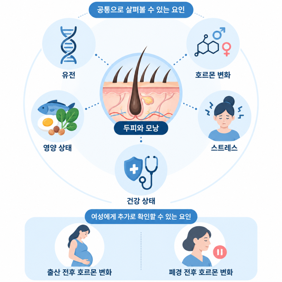 여성탈모&middot;남성탈모, 원인부터 치료 방법까지 어떻게 다를까? 관련 이미지 5