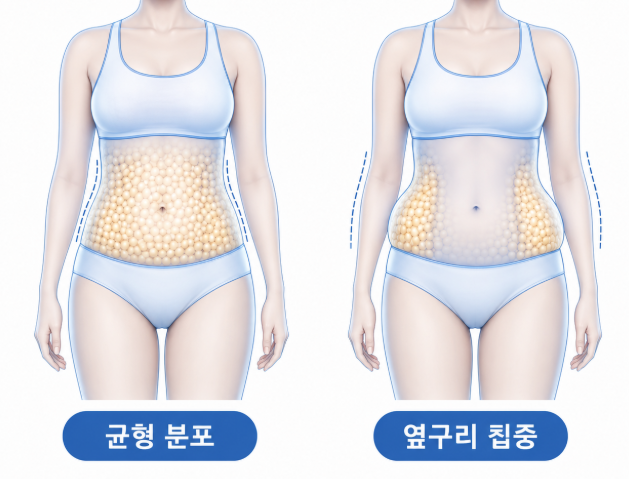러브핸들지방흡입, 옆구리만 빼면 안 되는 이유 관련 이미지 4