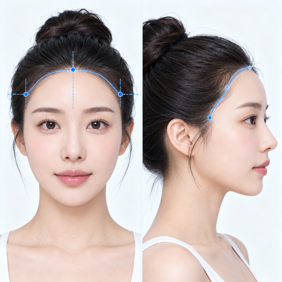헤어라인교정, 정면과 측면을 함께 보는 디자인 포인트 관련 이미지 6
