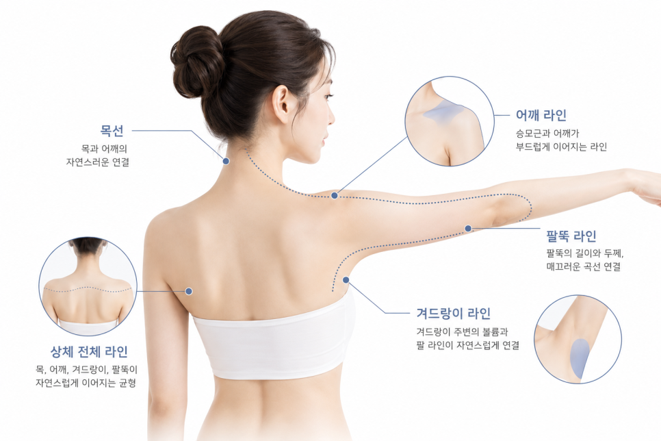 팔뚝지방흡입, 승모근&middot;부유방까지 함께 봐야 하는 이유 관련 이미지 3